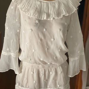 Sundance sheer tunic shirt size small
